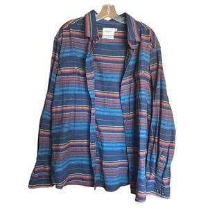 Cotton Goodfellow XL Western Stripe Button Down